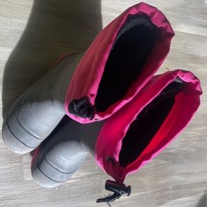 Kamik Girls Lined Rain Boots